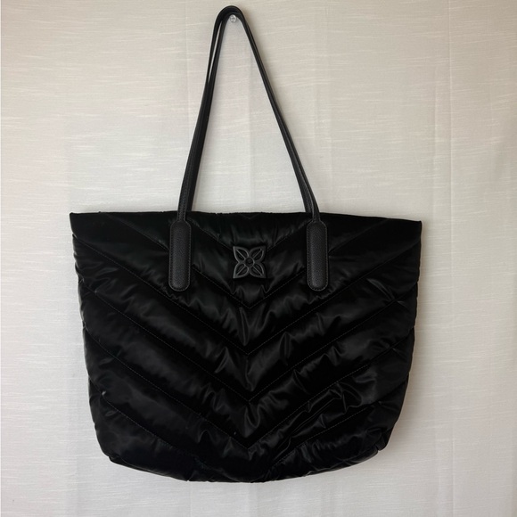 ANTONIO MELANI Handbags - Antonio Melani Black Quilted Penelope Nylon Tote